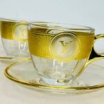 Luxurious LV Tea Cups Set of 6: A Perfect Addition to Your Dining Experience