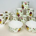 Elegant 10-Piece Bone China Cup Set for Every Occasion