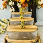 Elegant Three Layer Dry Fruit Tray – A Perfect Addition to Your Home